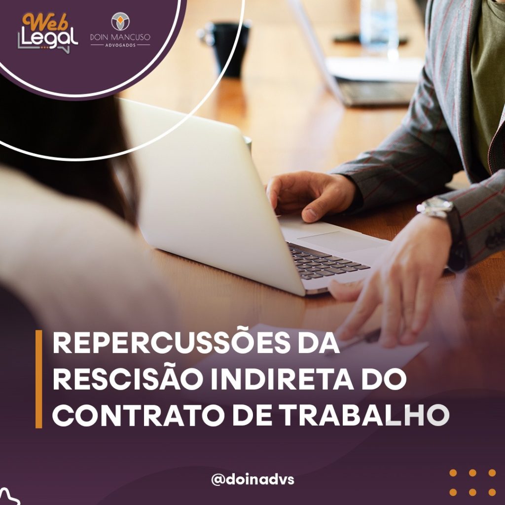 Repercussões Da Rescisão Indireta Do Contrato De Trabalho Doin Mancuso 4803