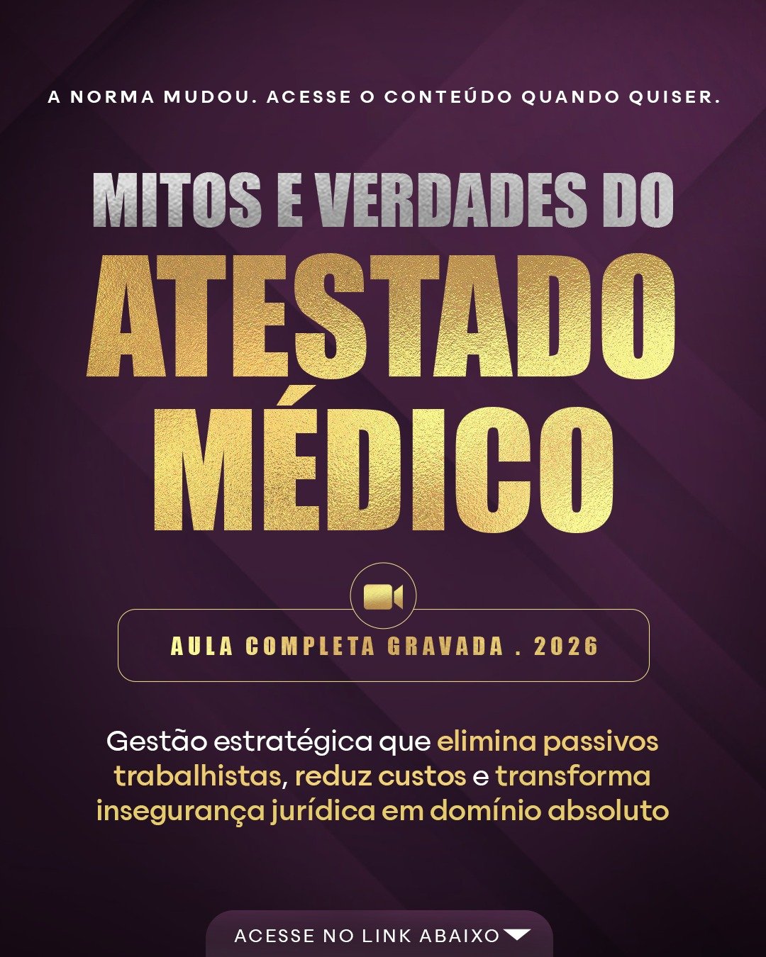 Aula mestra do atestado médico